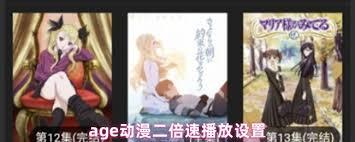 age动漫如何实现加速播放