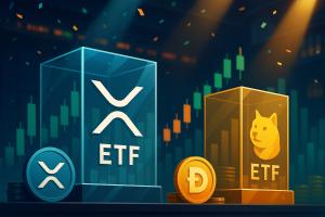 XRP、狗狗币 ETF 跻身 2025 年最热门 ETF 之列，首日交易量达 5500 万美元
