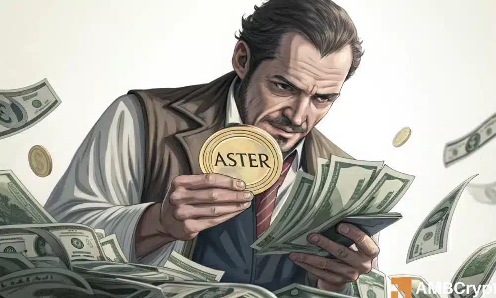 ASTER 价格即将崩盘 警惕两大关键危险信号！