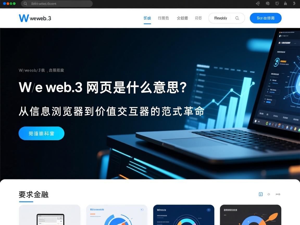 Web3网页是什么意思 从信息浏览器到价值交互器的范式革命