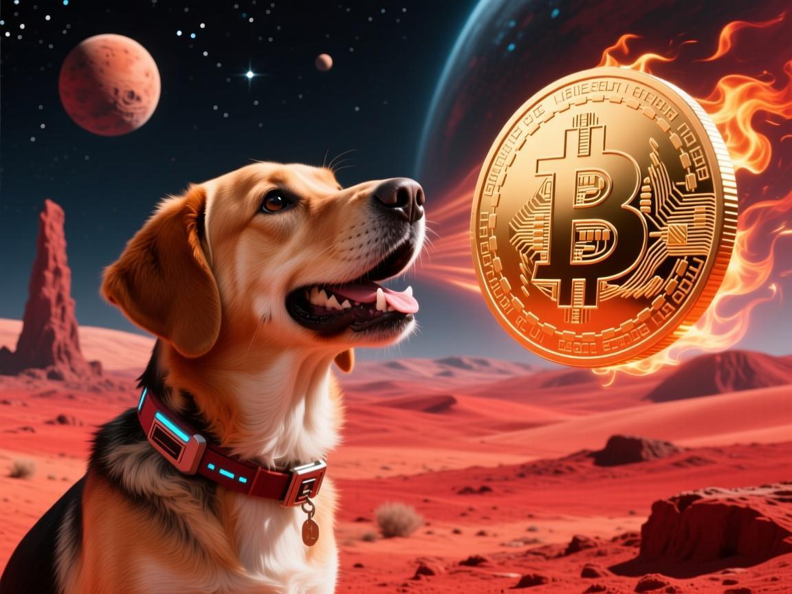 当狗狗币的汪汪声回荡在火星红色荒漠