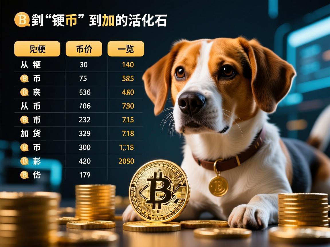 狗狗币价格一览表，从梗币到加密货币市场的活化石