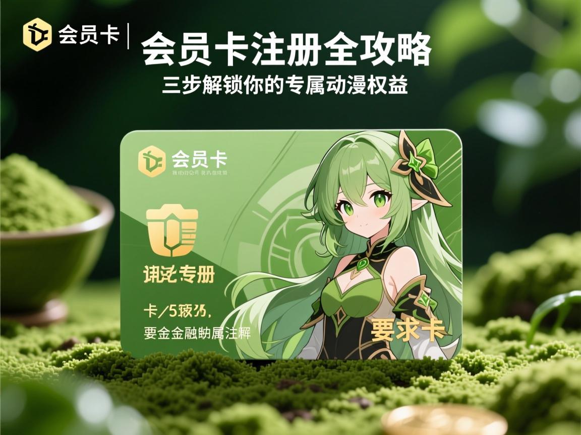 抹茶动漫会员卡注册全攻略，三步解锁你的专属动漫权益