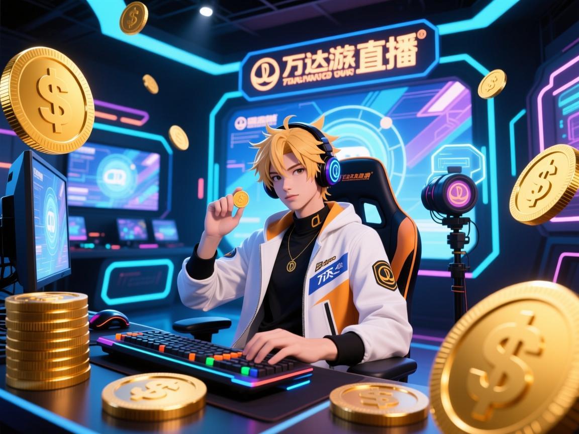 安次万达游戏币直播间，虚拟与现实的交汇点