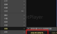 PotPlayer如何关闭编解码类型
