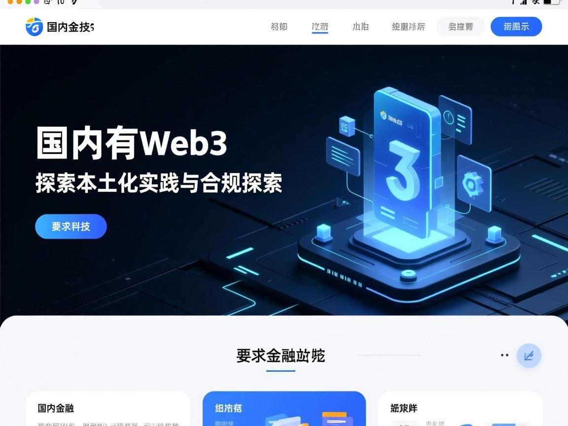 国内有Web3的网站吗 探索本土化实践与合规探索