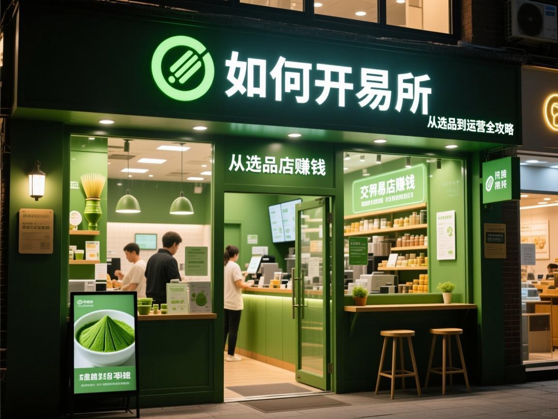 如何开抹茶交易所店铺赚钱，从选品到运营的全攻略