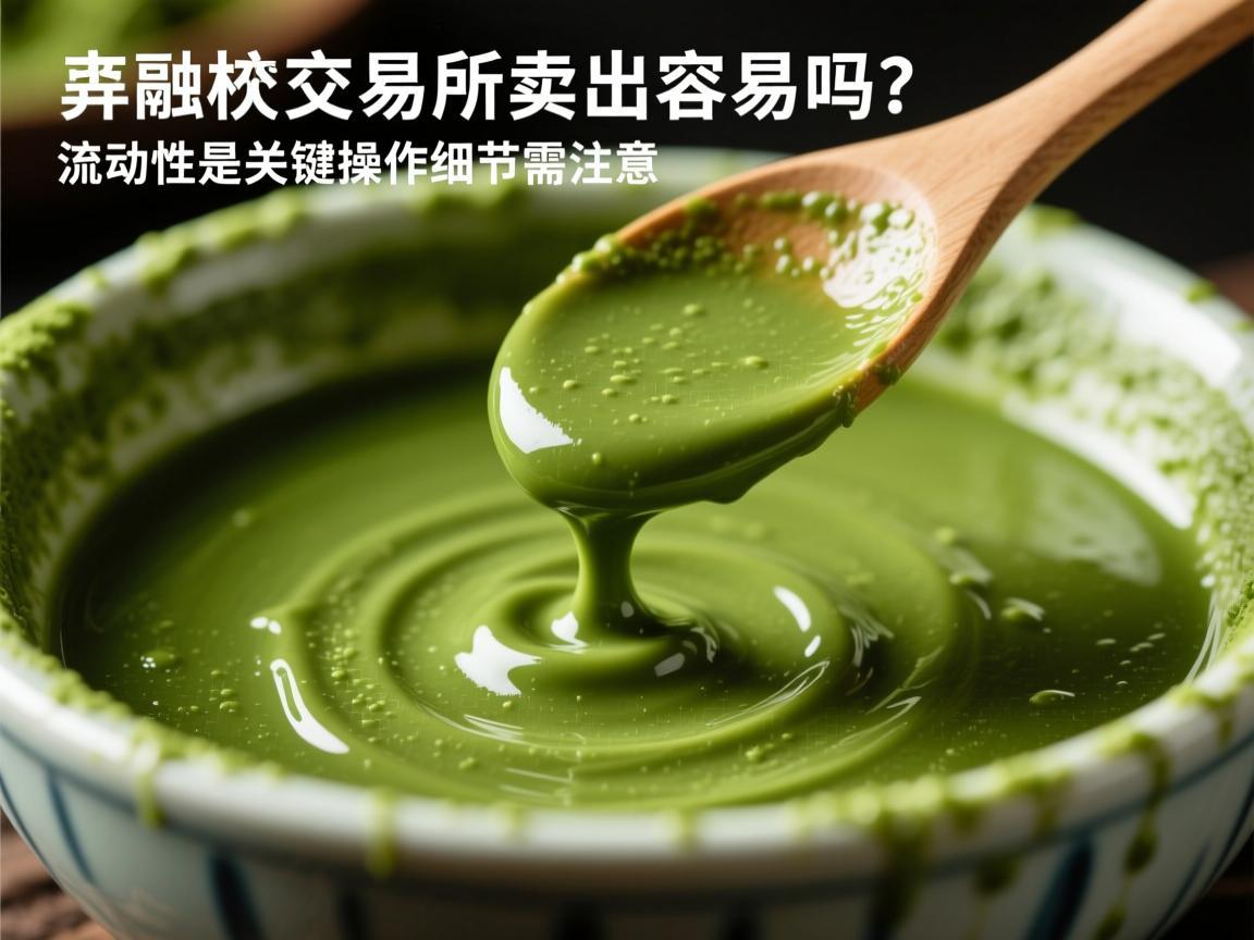 抹茶交易所卖出容易吗 流动性是关键，操作细节需注意