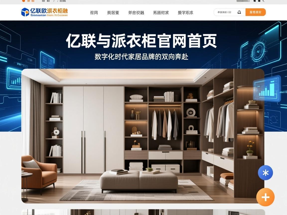亿联与欧派衣柜官网首页，数字化时代家居品牌的双向奔赴