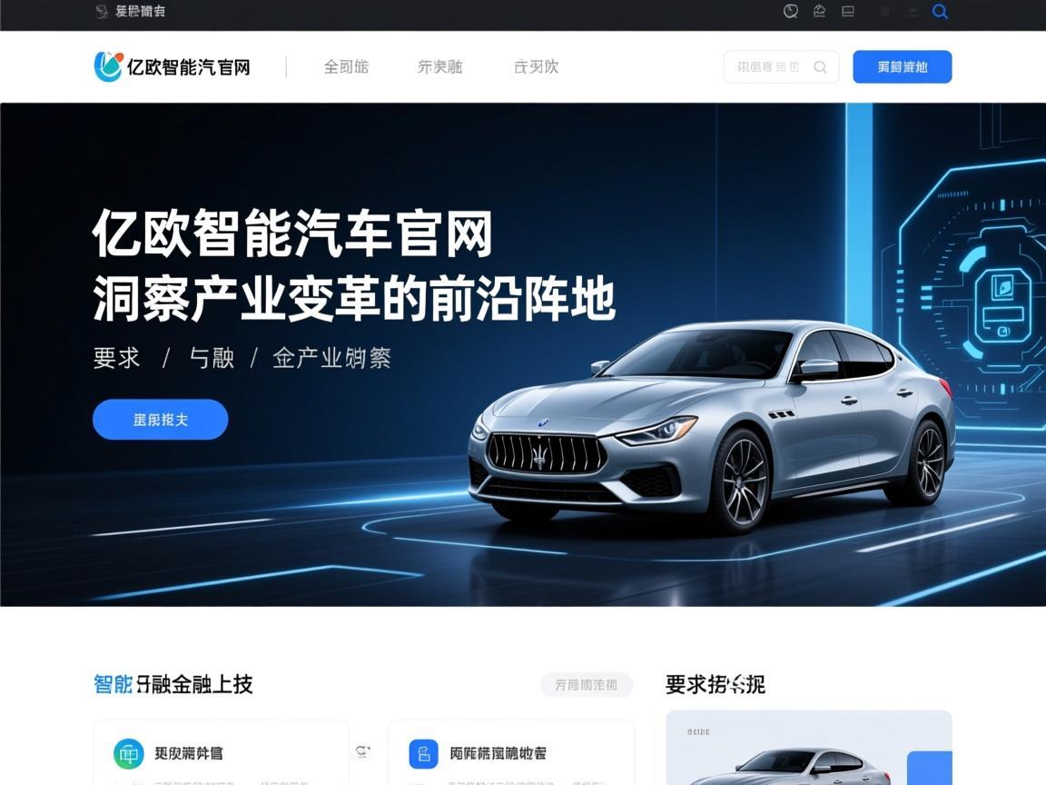 亿欧智能汽车官网，洞察产业变革的前沿阵地