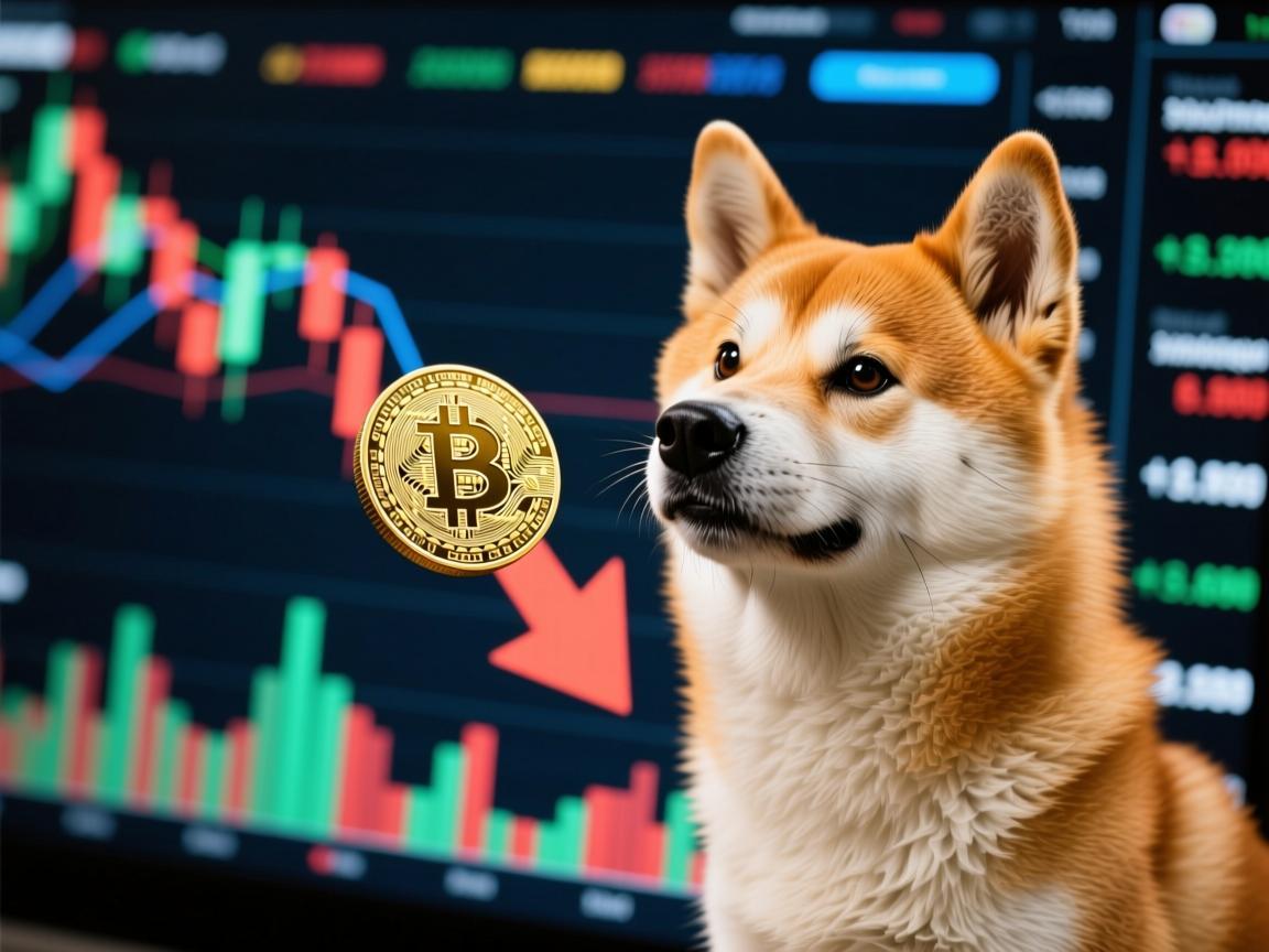 狗狗币近期连续下跌，多重因素共振下的市场调整