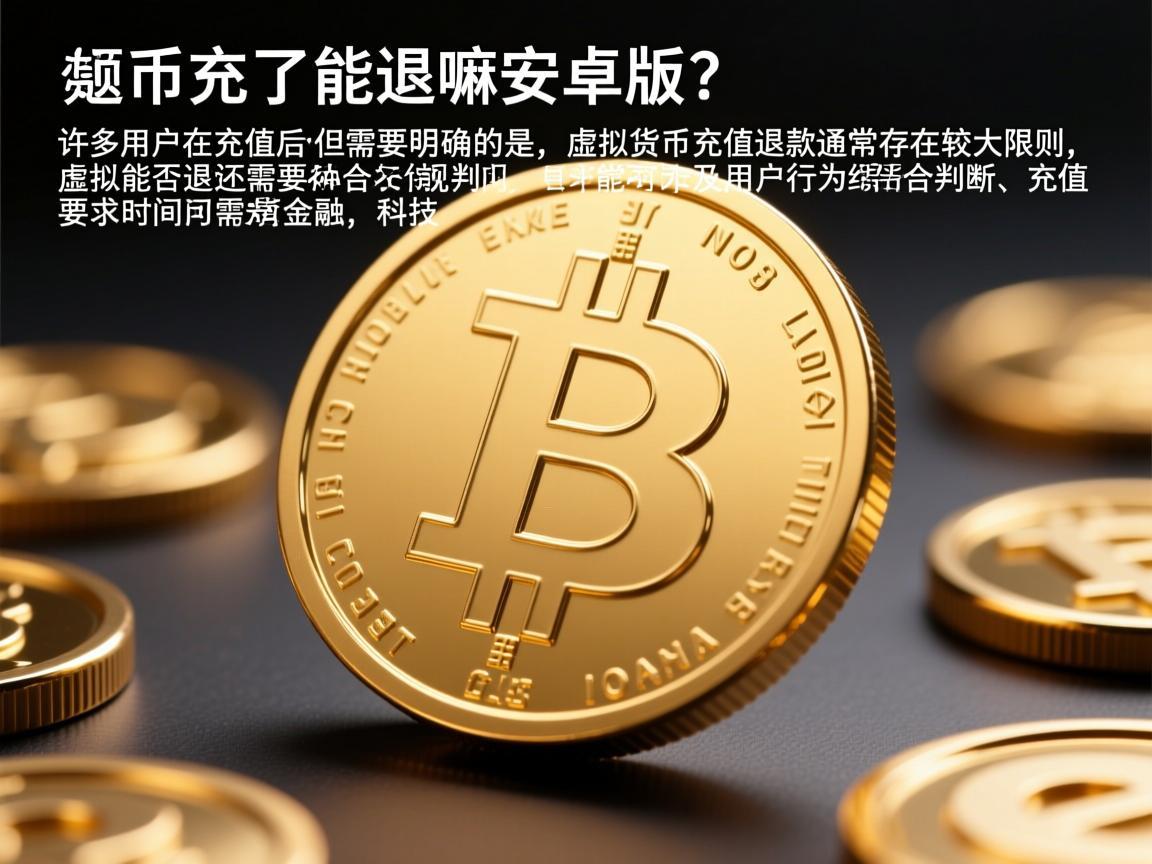 关于逗币充了能退嘛安卓版的问题，许多用户在充值后可能会因各种原因产生退款需求，但需要明确的是，虚拟货币充值退款通常存在较大限制，具体能否退还需结合平台规则、充值时间及用户行为综合判断