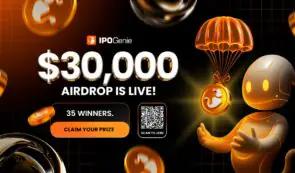2025年11月最大规模的空投 IPO Genie（$IPO）领跑。
