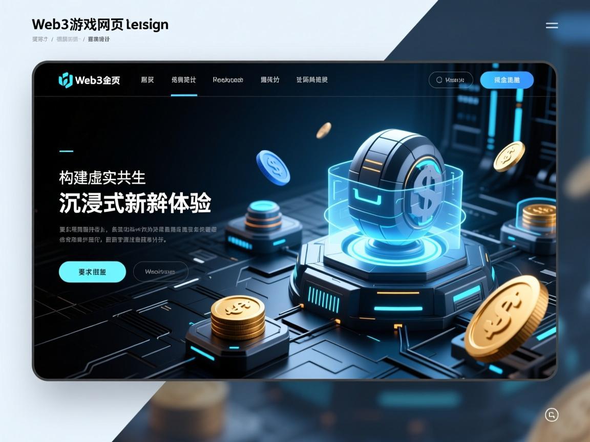 Web3游戏网页设计，构建虚实共生的沉浸式新体验