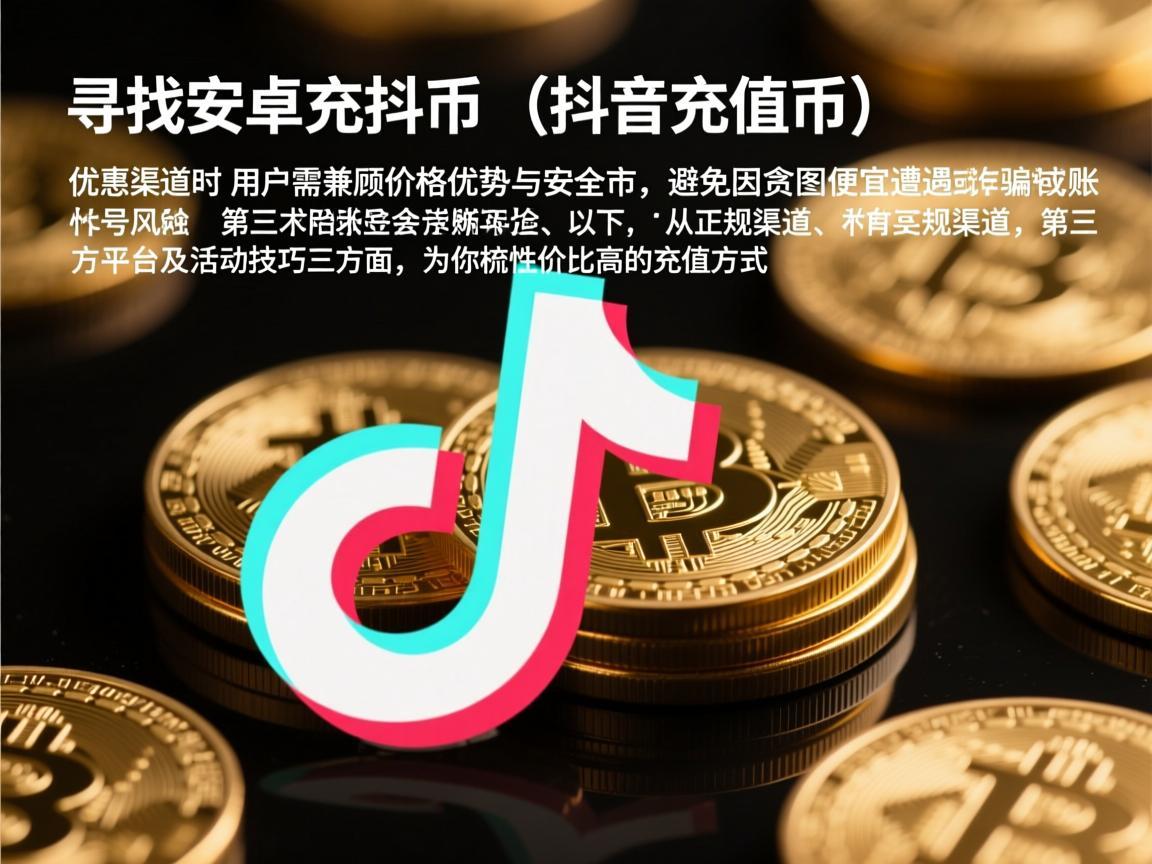 在寻找安卓充抖币（抖音充值币）的优惠渠道时，用户需兼顾价格优势与安全性，避免因贪图便宜遭遇诈骗或账号风险。以下从正规渠道、第三方平台及活动技巧三方面，为你梳理性价比高的充值方式