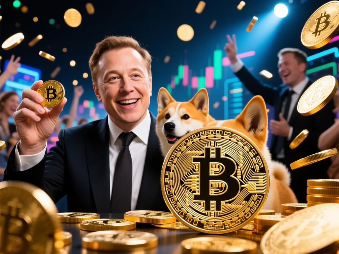 马斯克与狗狗币，一场全部押注的加密狂欢