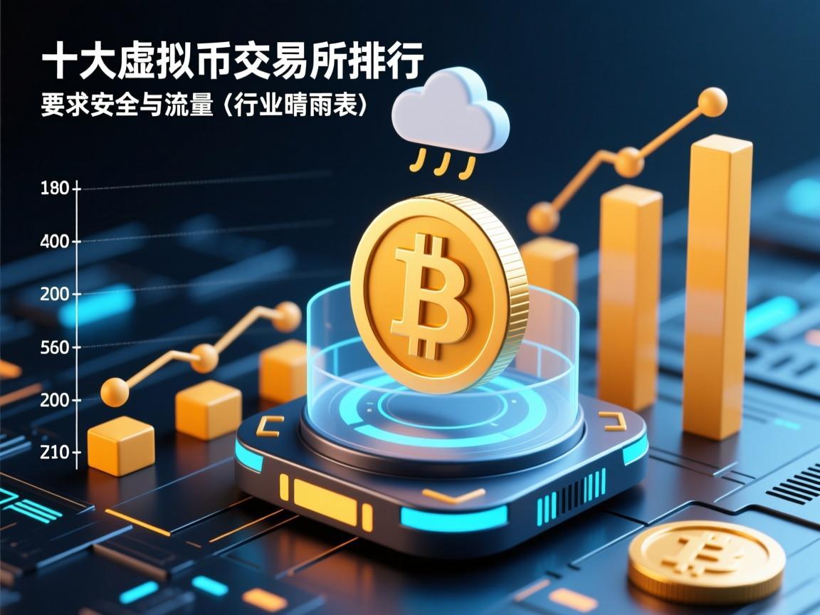 十大虚拟币交易所排行图标，安全与流量的行业晴雨表