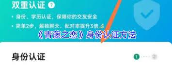 青藤之恋如何进行认证