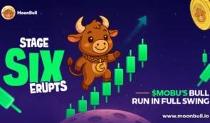 Next 1000x 加密货币警报：MoonBull ($MOBU) 预售价格突破 60 万美元，Solana 价格上涨，比特币现金重拾涨势