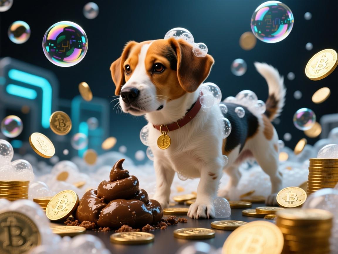 狗狗屎币发行总量，一场数字狂欢的泡沫隐喻