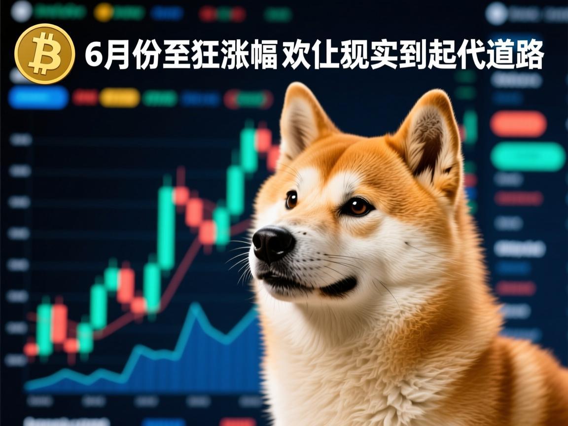 狗狗币6月份至今涨幅，从迷因狂欢到现实博弈的起伏之路