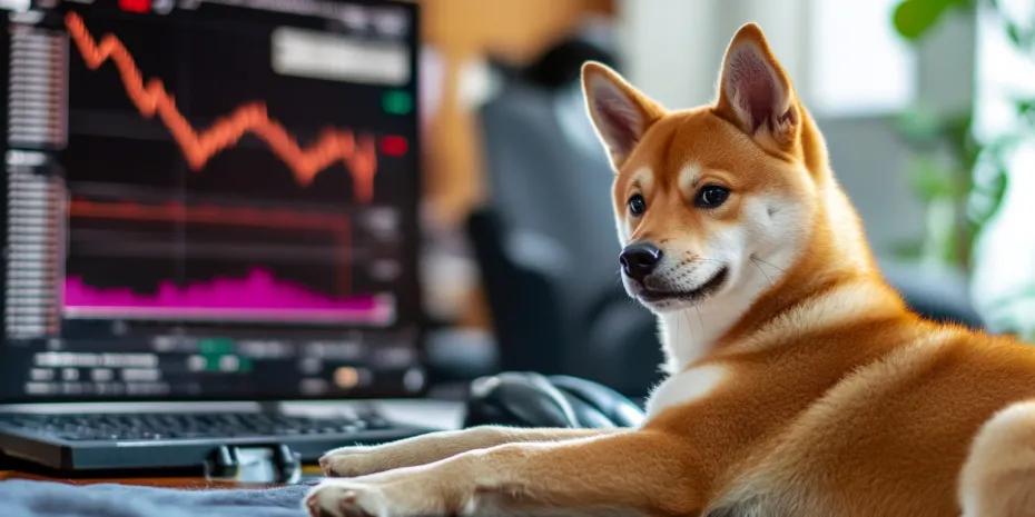 柴犬价格暴跌，盈利供应量一周内骤降62%。