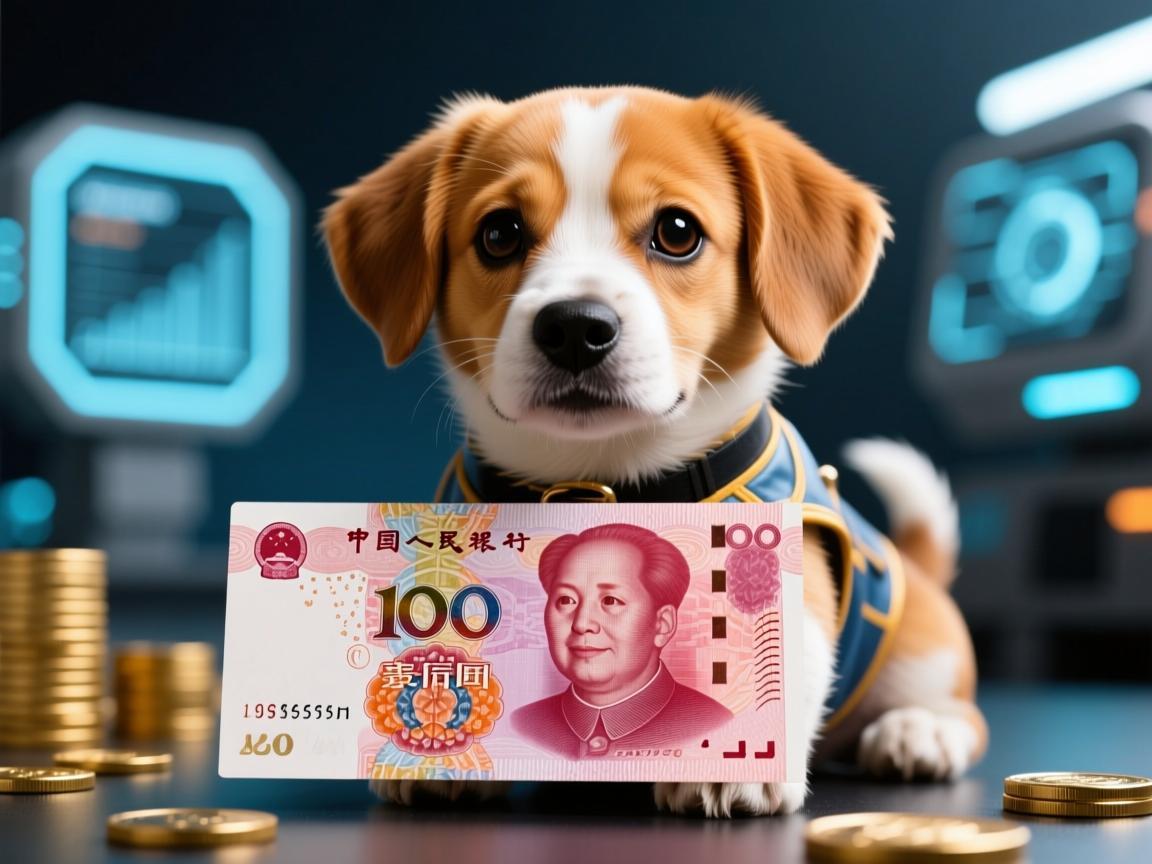 狗狗用的人民币图片，当萌宠遇上国家名片