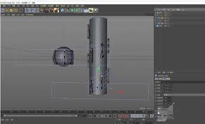 C4D变形工具怎样给圆柱体包裹文字