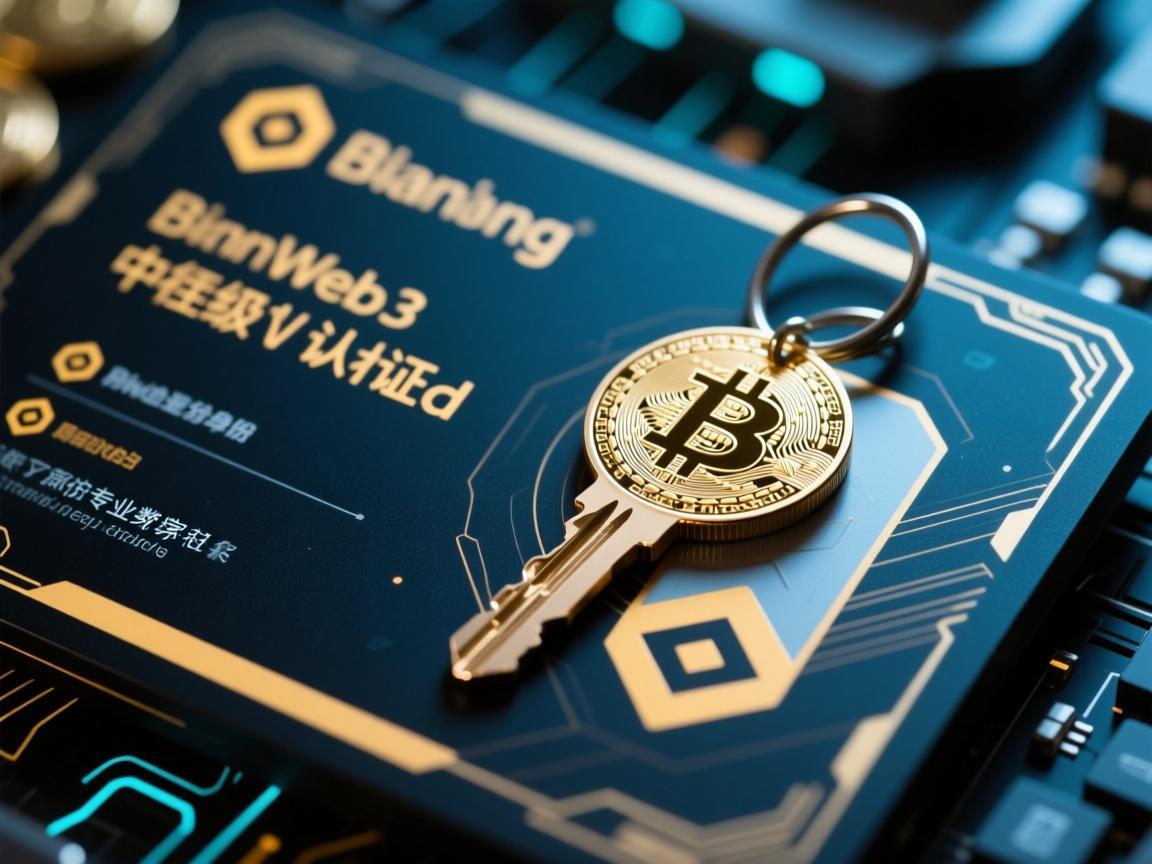 币安Web3中级认证照片，通往专业身份的数字钥匙
