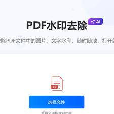 哪里有PDF水印去除工具网站入口