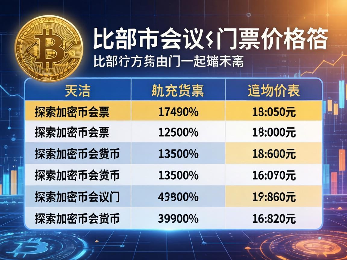 比特币会议门票价格表，探索加密货币的未来