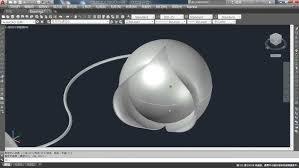 浩辰CAD如何建模3D花朵台灯