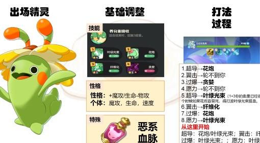洛克王国：世界 命定花兽单人打法教学