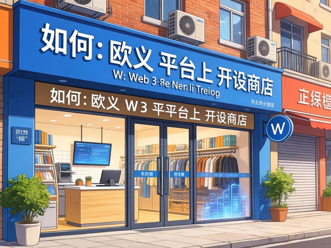 如何在欧义Web3平台上开设商店