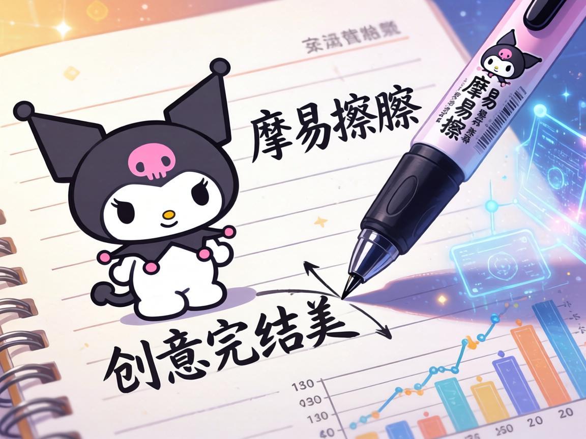 三丽欧摩易擦笔，书写与创意的完美结合