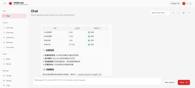 openclaw支持的功能有哪些