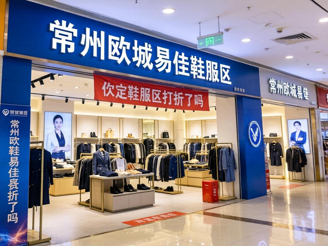 常州欧城易佳鞋服区打折了吗