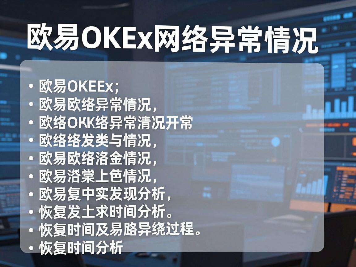 欧易OKEx网络异常情况及恢复时间分析