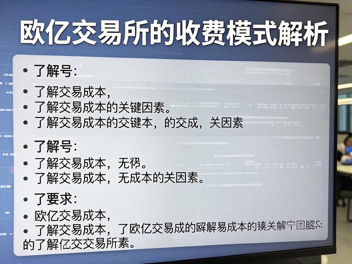 欧亿交易所的收费模式解析，了解交易成本的关键因素