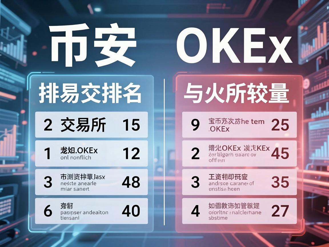 数字货币交易所排名之争，币安、OKEx与火币的较量