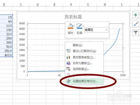 excel表格如何制作对数图表