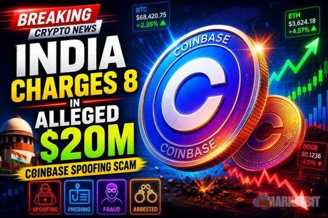 印度起诉8人涉嫌2000万美元Coinbase冒充诈骗案