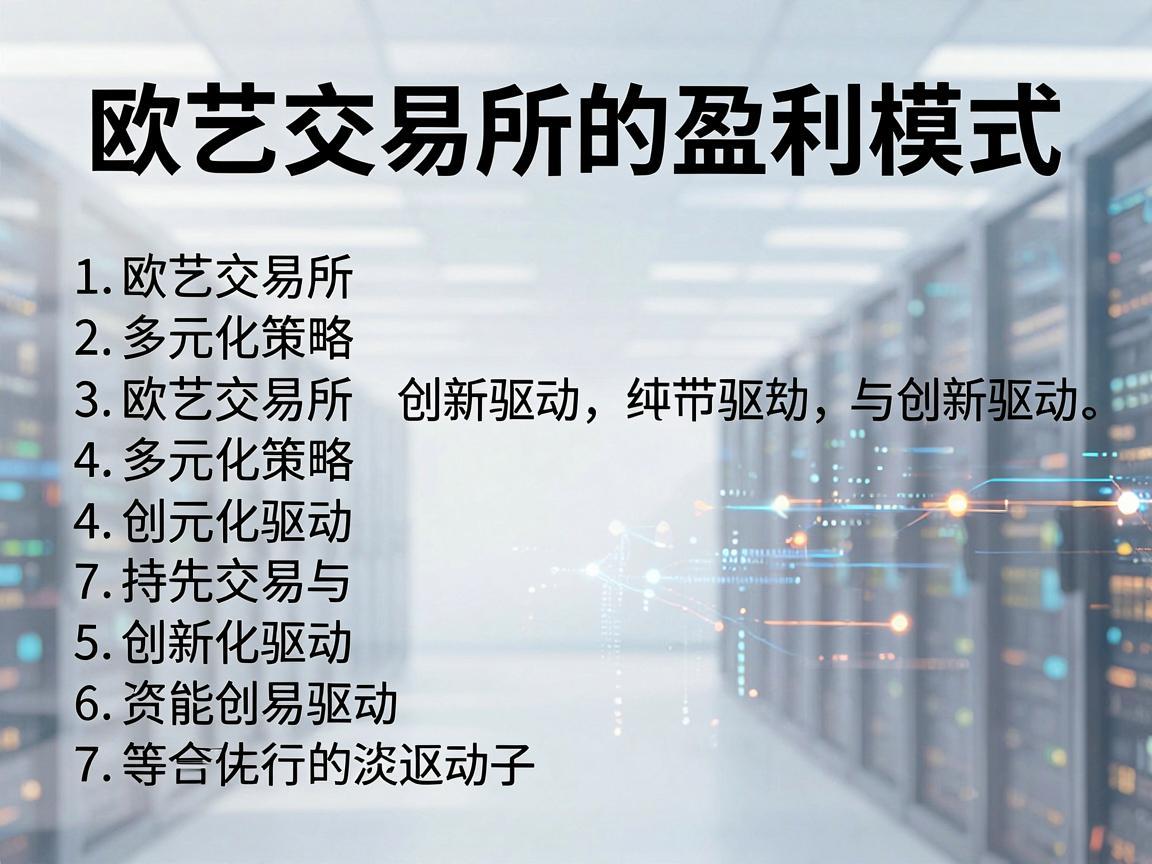 欧艺交易所的盈利模式,多元化策略与创新驱动