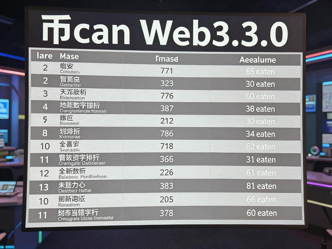 币安Web3.0币排行榜,探索未来数字资产的风向标
