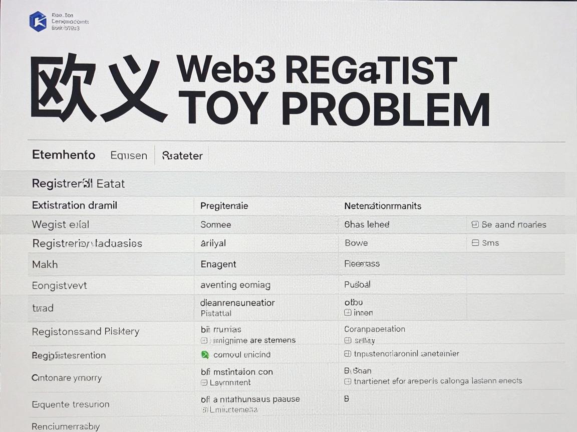 欧义Web3官方邮箱注册不了问题分析与解决策略