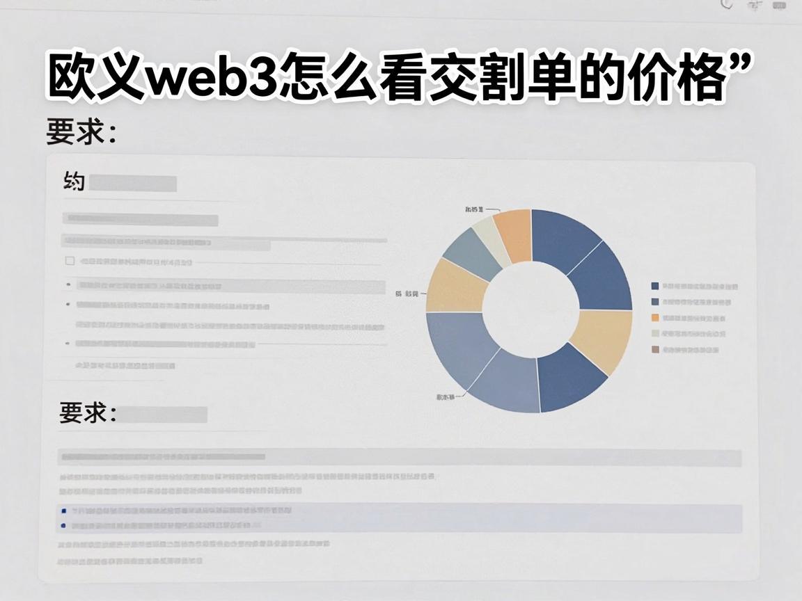 欧义web3怎么看交割单的价格