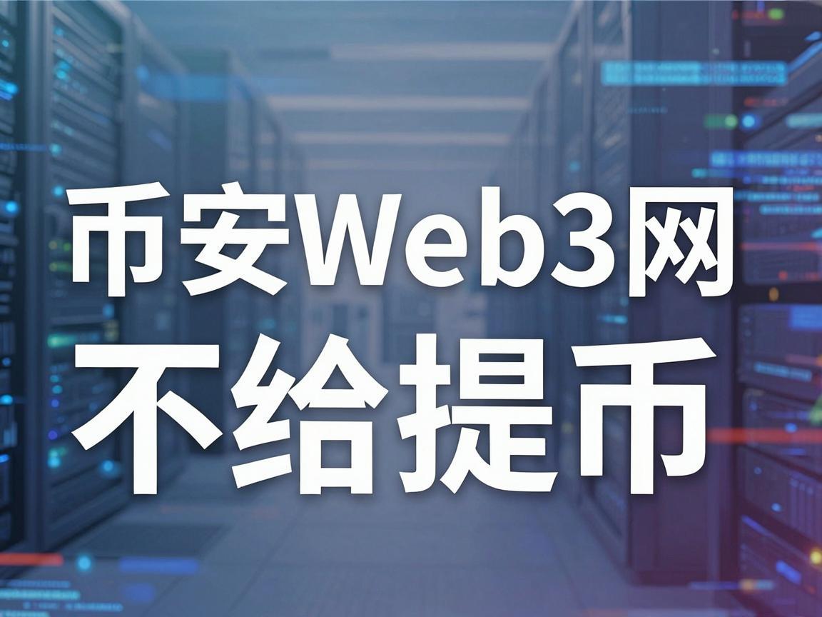 币安Web3网不给提币
