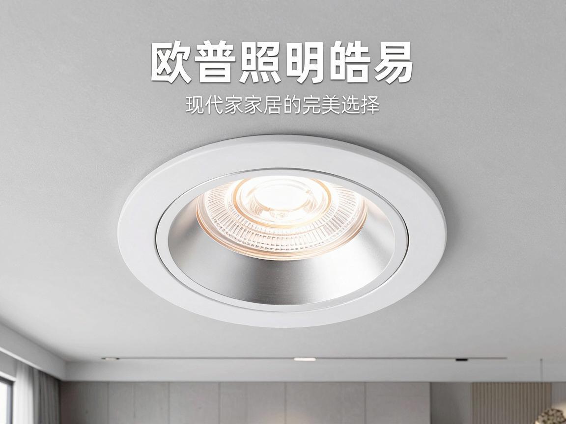 欧普照明皓易嵌入式筒灯，现代家居的完美选择