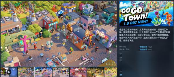 好评城镇建设运营 活力小镇 登陆Steam正式推出