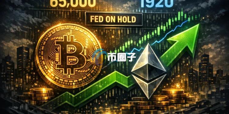 美国Fed按兵不动 美股先跌后涨!比特币回升至6.5万美元、以太坊站上1920